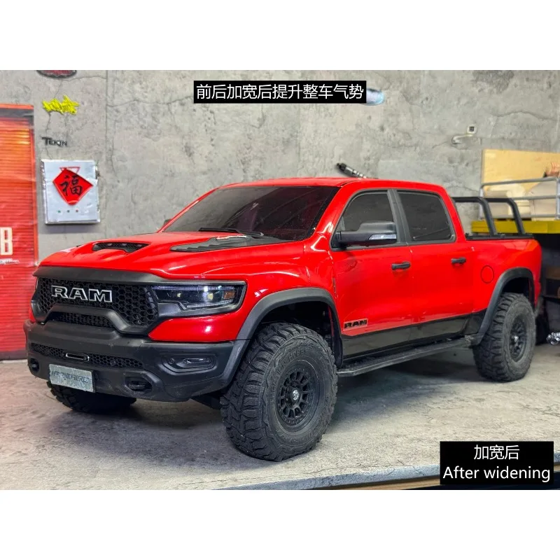 Adattatore esagonale per mozzo ruota CNC allargato da 8 mm per KM Dodge Ram 1500, KM Ford F150 Raptor, KM Tank 300 1/8 RC Crawler Parti di aggiornamento