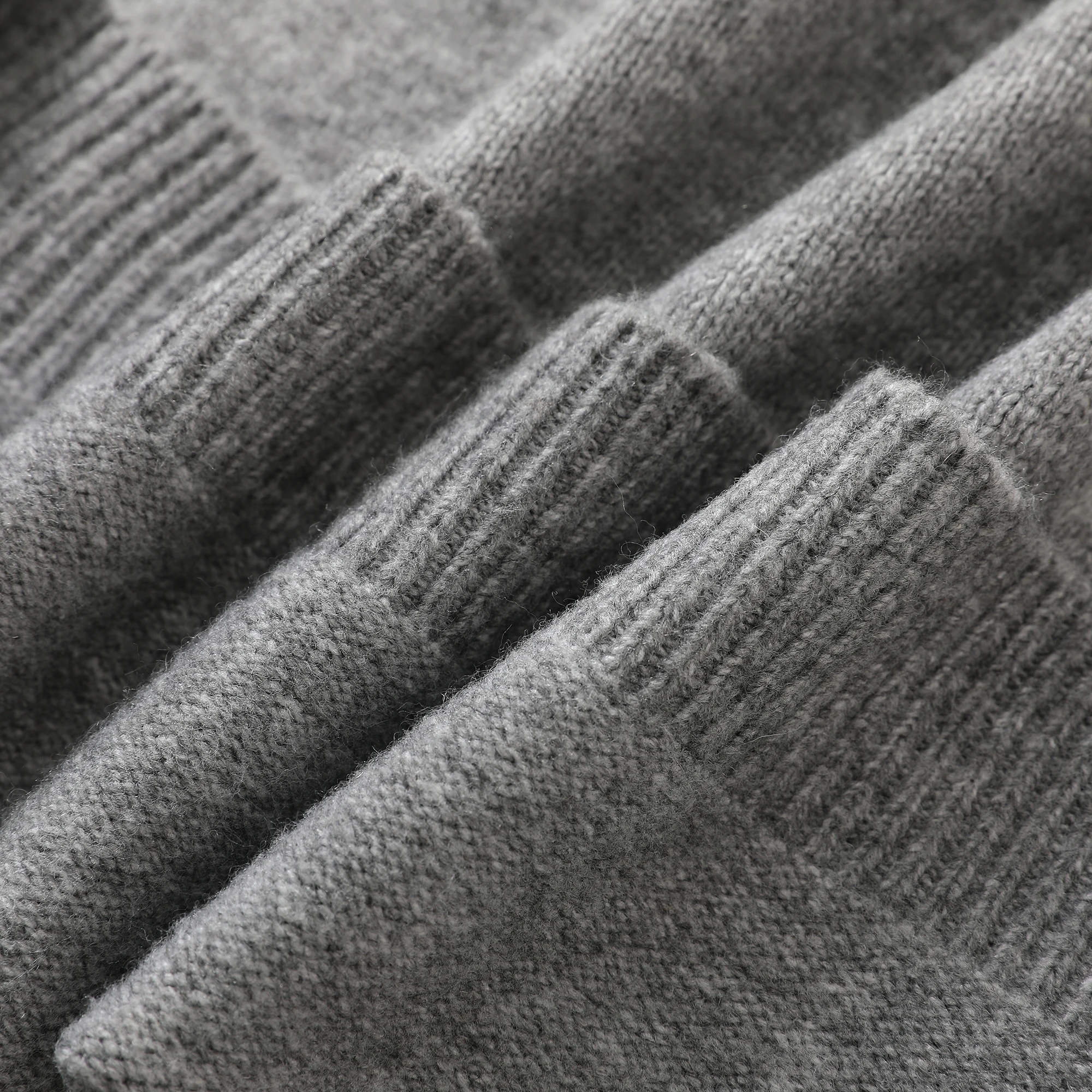 Maglione da uomo in misto lana lavorata a maglia Trade King Colletto Henry Caldo autunno inverno Faion Comodo top lungo Sve delicato sulla pelle