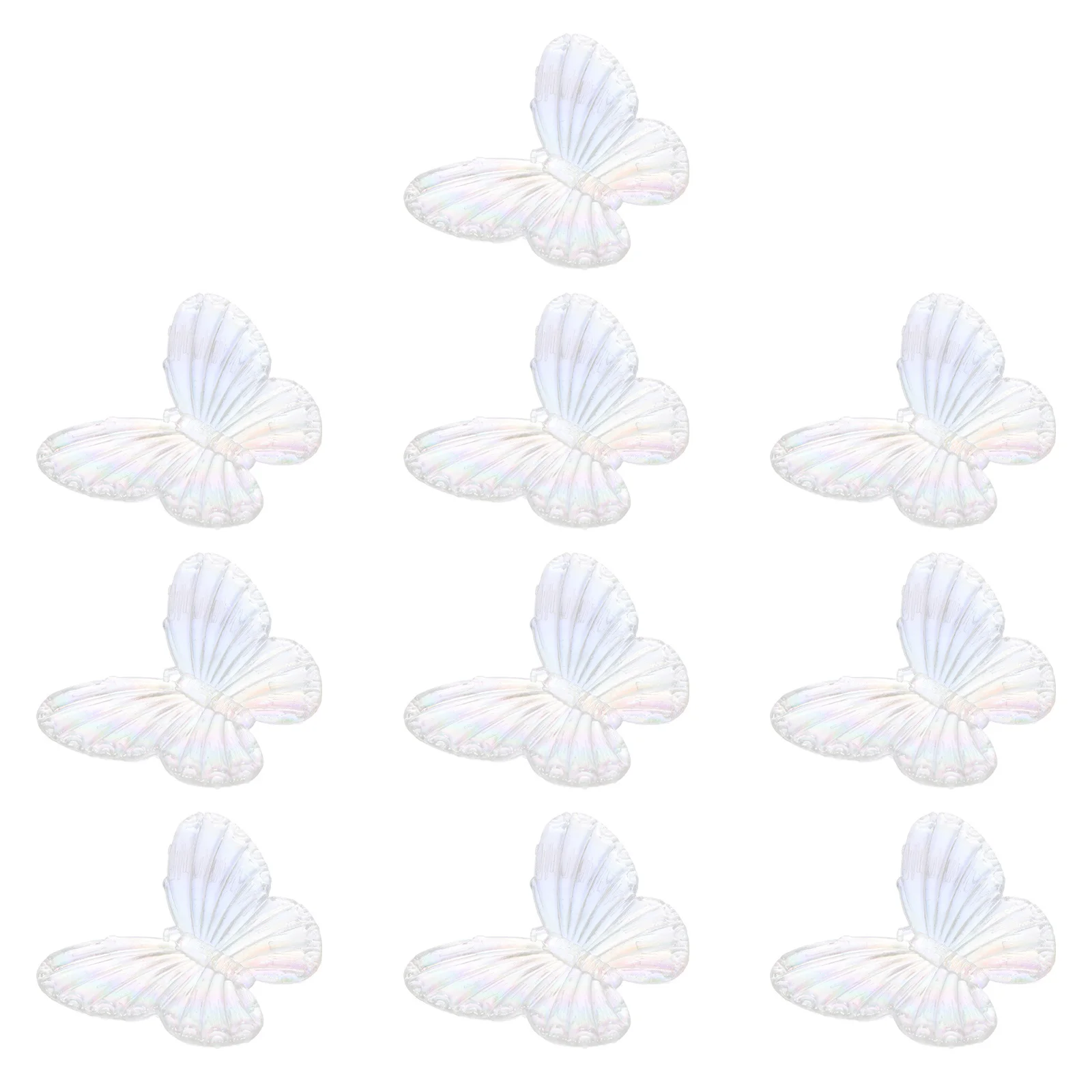 

10Pcs Butterflies Resin Charms Gradient Color DIY Jewelry Crafts Supplies Necklace Bracelet Pendants Lightweight