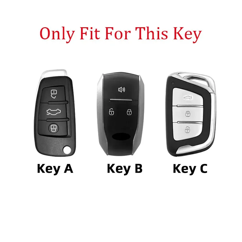 New Car Key Cover Case Fob For JAC JIAYUE J7 A5 X4 X7 IC5 IEV7S S3 T8 Refine S4 S7 M6 E20x E40x Protector Keychain Accessories