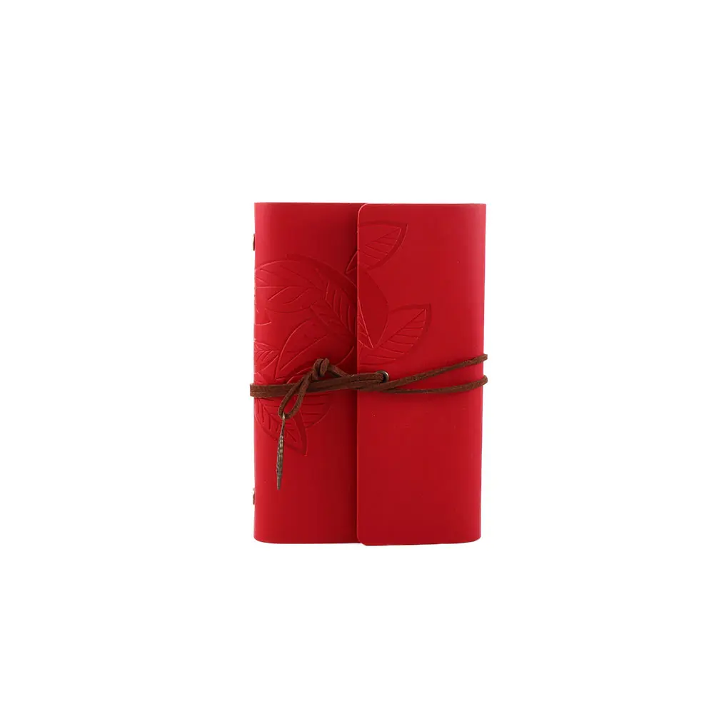 Office Student Gift Loose leaf Binder Journal Notepad Diary Paper Replaceable Vintage Notebook Spiral Note Book PU Leather