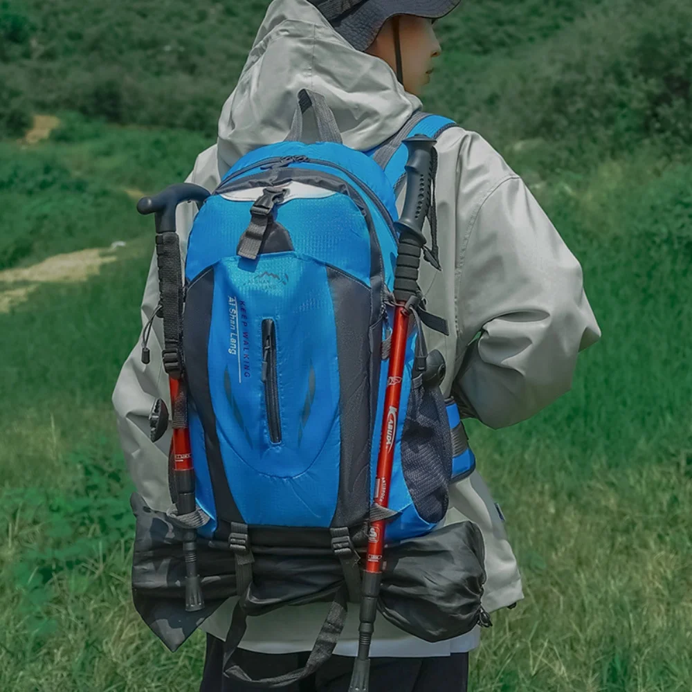 40l mochila respirável viagem caminhadas saco montanhismo mochila resistente a rasgos ao ar livre para ciclismo jogging caminhadas