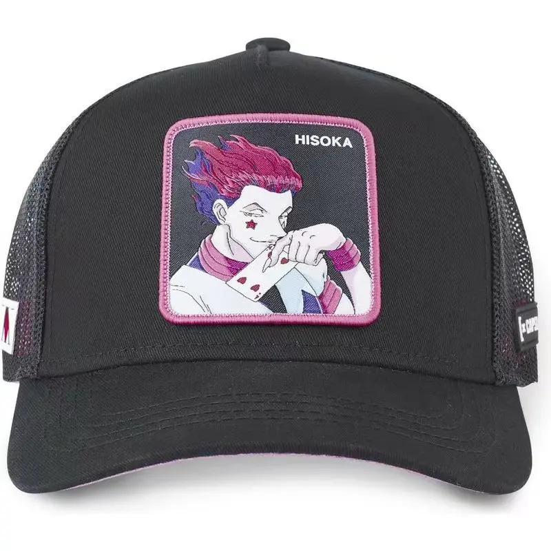 Anime Hunter x Hunter Hat GON · FREECSS Killua Zoldyck Hisoka Cartoon Embroidered Baseball Hat Summer Breathable Sunscreen Hat