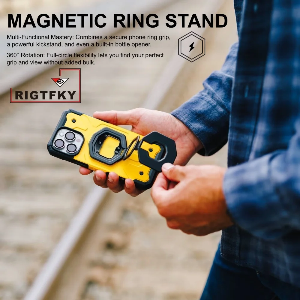 

for Magsafe Double-sided Magnet Stand Portable Bracket Accessories Adjustable Metal Finger Ring Support Bracket For Magnet Case