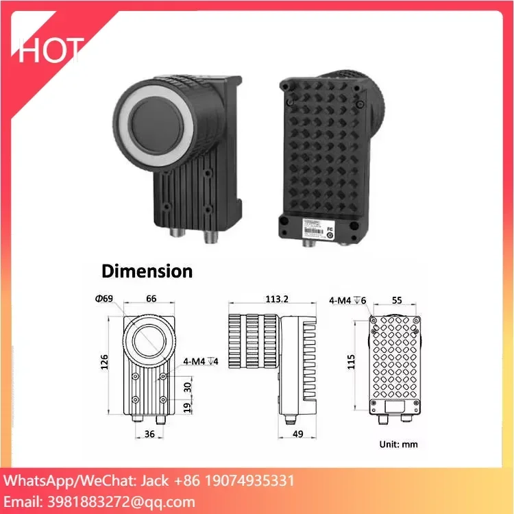 

High Performance 20 MP 1" CMOS Smart QR Code Reader IP67 Fixed 2D Code Scanner Industrial Barcode Scanner