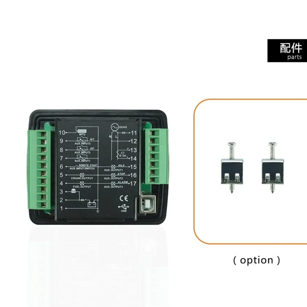 DC30D Generator Start Stop Parameter Monitoring Engine Control Module Unit