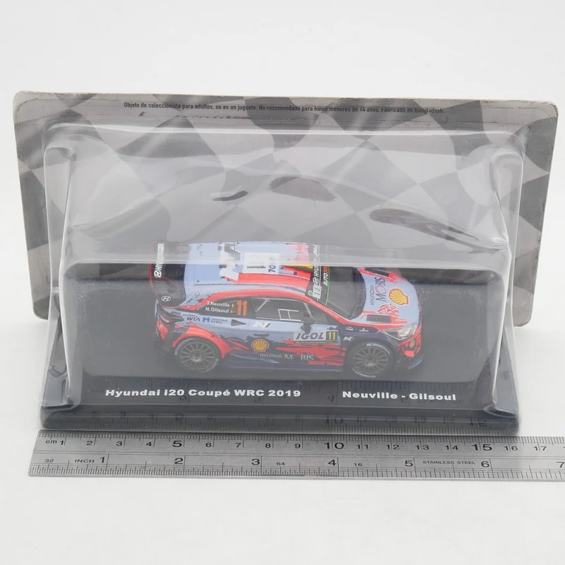 

Diecast Ixo 1:43 Scale Hyundai I20 WRC 2019 Hyundai Rally Car Alloy Car Model Collectible Toy Gift Souvenir Display Ornament