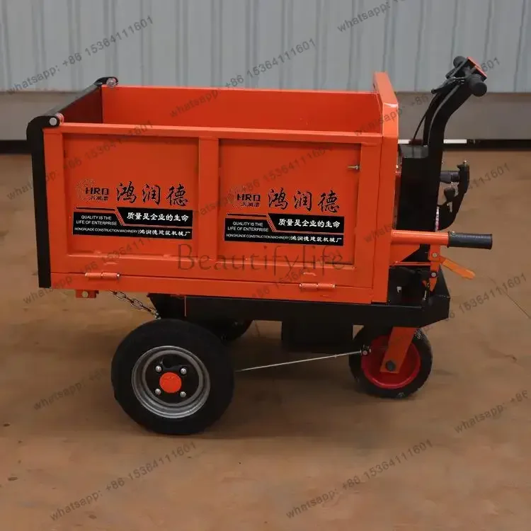 FG JX-8 construction site handling project electric tricycle electric hand push dump truck construction pull electric