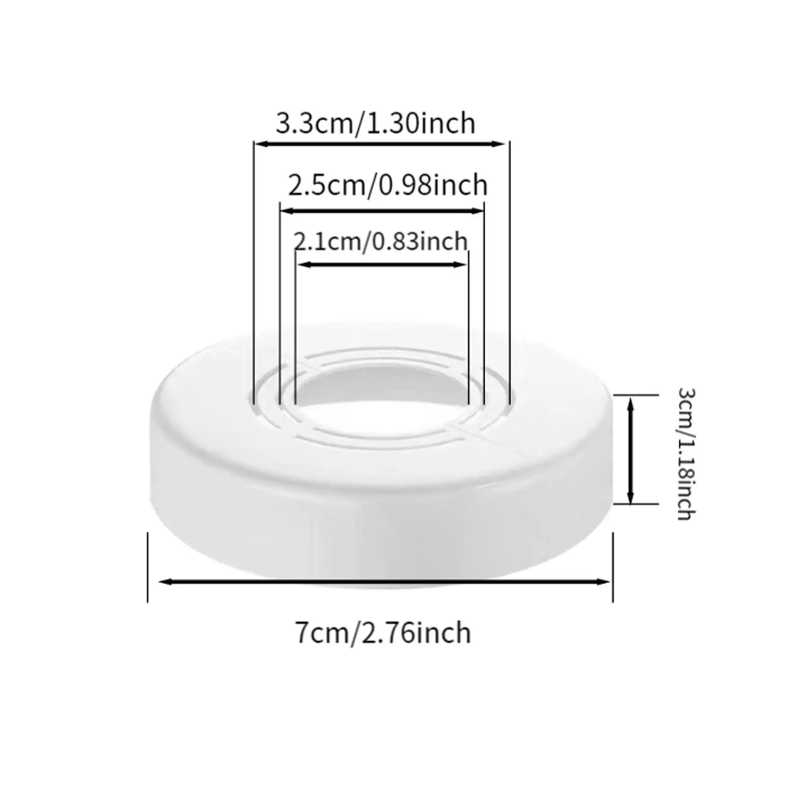 Shower Split Decorative Cover Escutcheon Cover for Sinks Closets Water Pipe