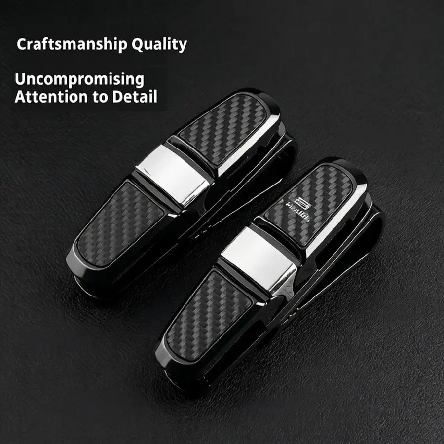 1/5/10/20/50/100pcs Suitu Portable Car Glasses Clip 2-Pack, Automotive Sun Visor Sunglass Holder And Goggle Rack, Storage Clip f