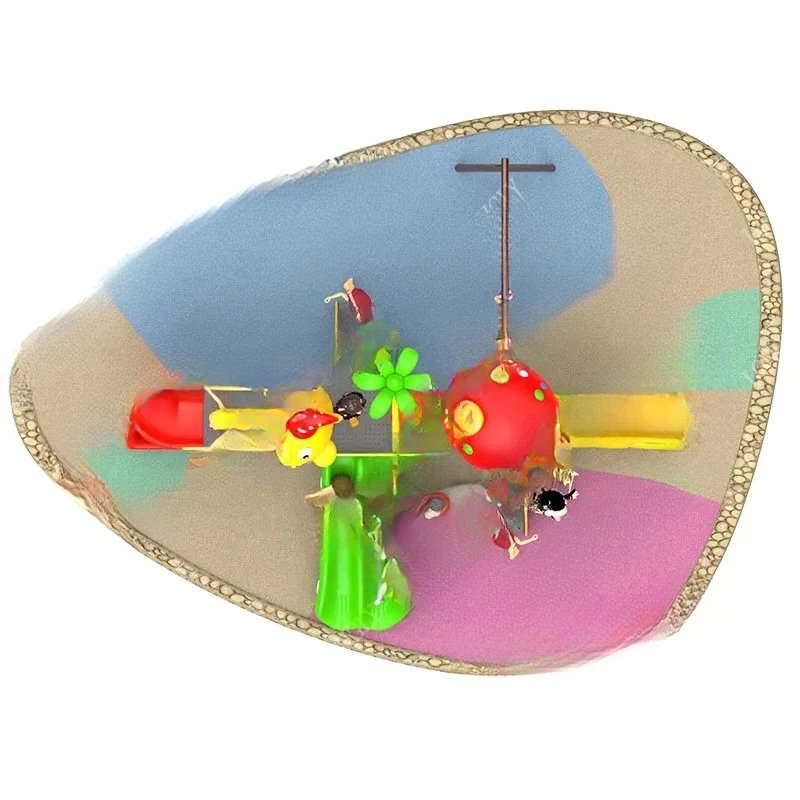 

High-quality Playground slides are easy to operate