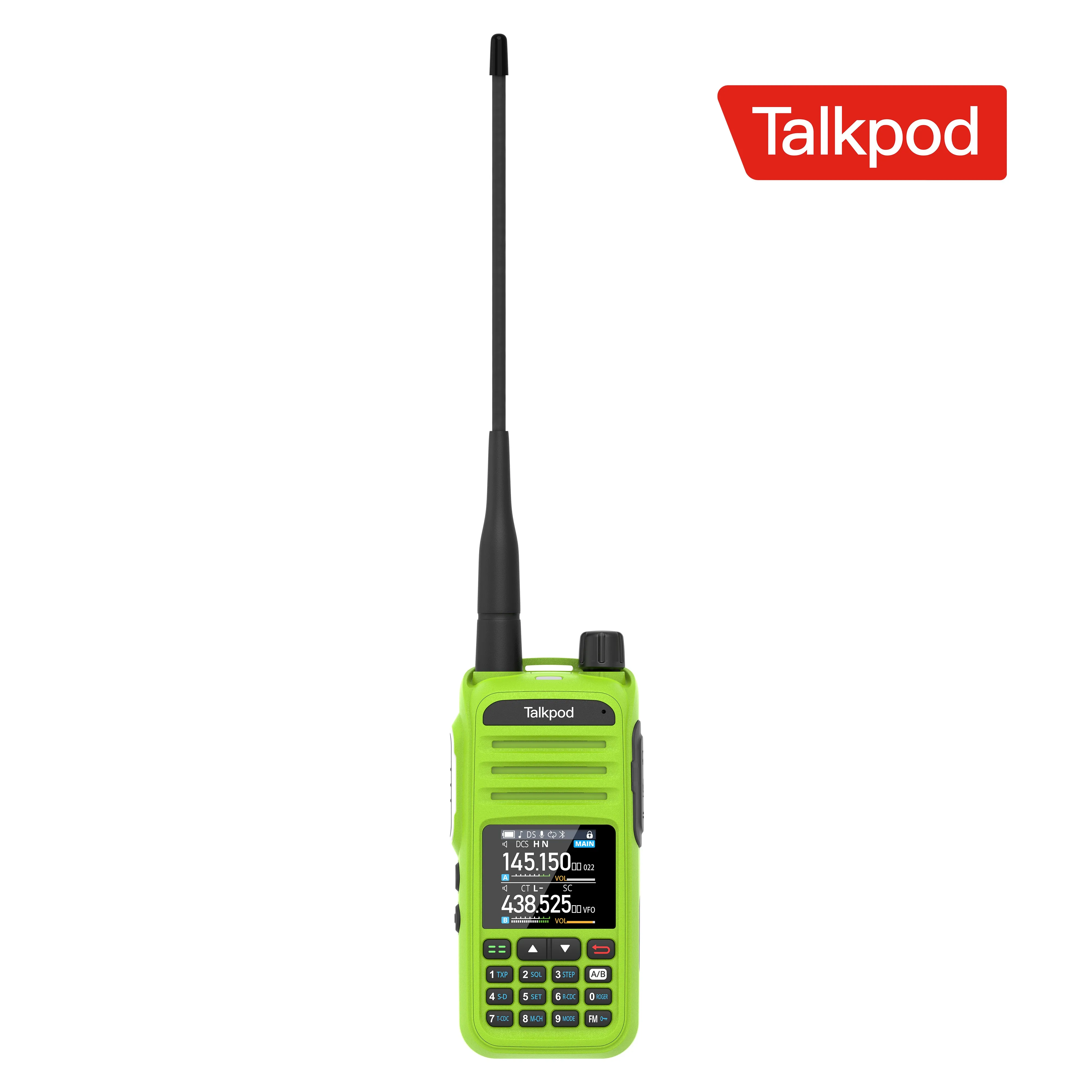 

A36plus Two Way Radio Transceivers Multi-Function with Color Display Walkie talkie UHF/VHF/AM/FM Multi-Band Portable Ham Radio