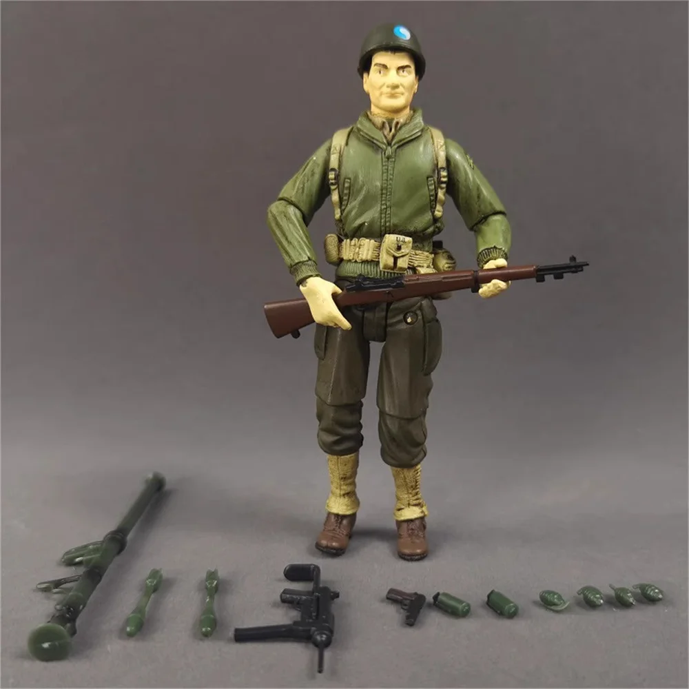 Te Koop 1/18e Ongeveer 3.75 Inch Wwii Serie Ons. Ranger Soldaat Pop Beweegbare Actiefiguur Cadeau Voor Fans Verzamelen Diy