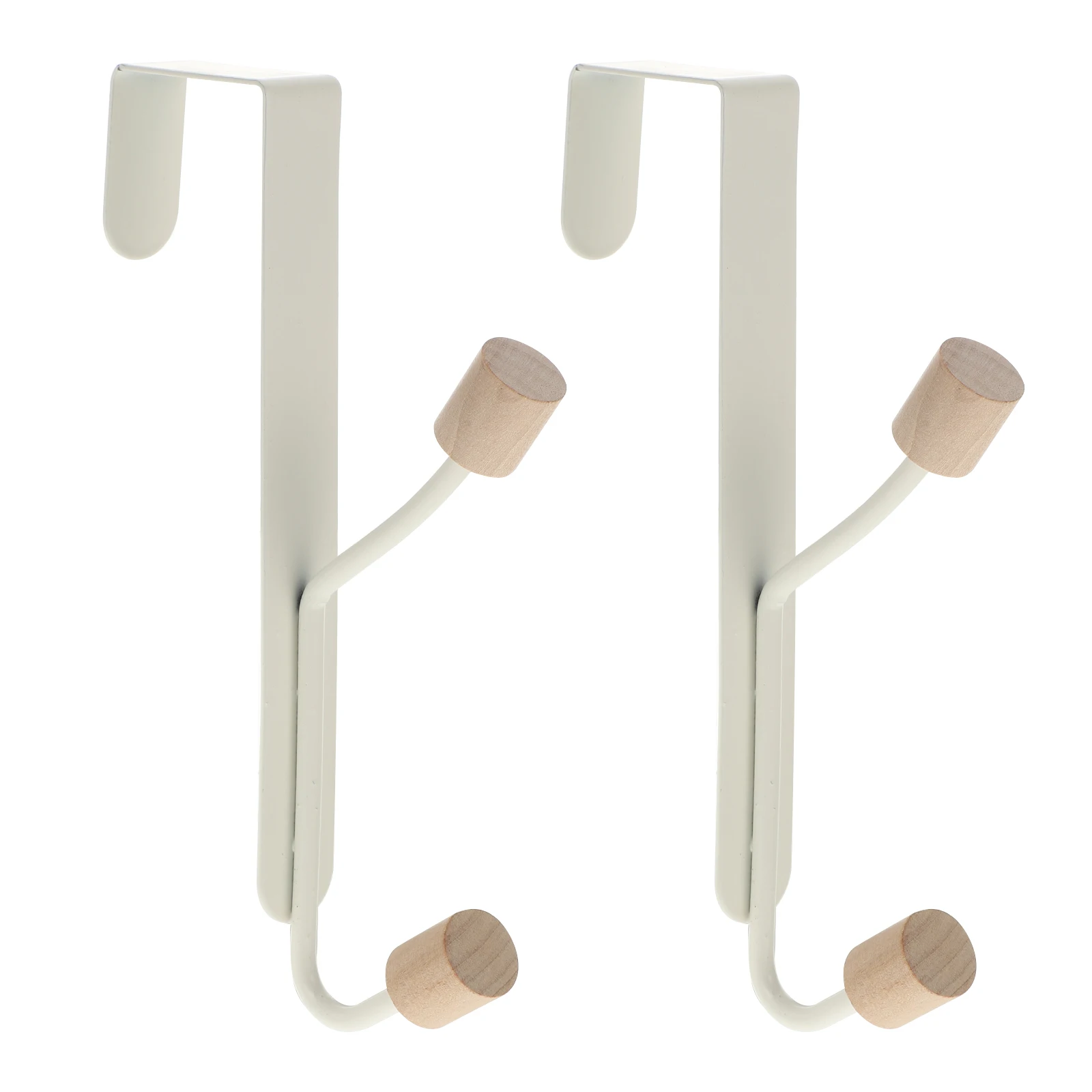 

Punch free Hooks Premium Iron Wood Material Long Service Life Creative Design Unique Compact Lightweight Door Back Wall