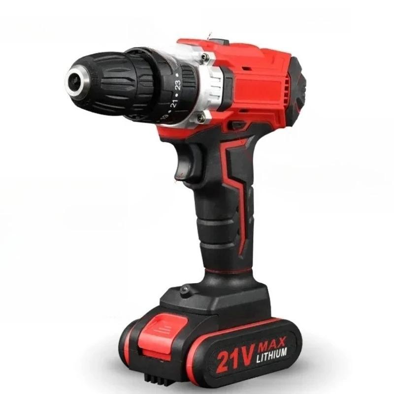 

L21V Cordless Drill Electric Screwdriver Mini Wireless Power Driver DC Lithium-Ion Battery 3/8-Inch 2 Speed Power Tools
