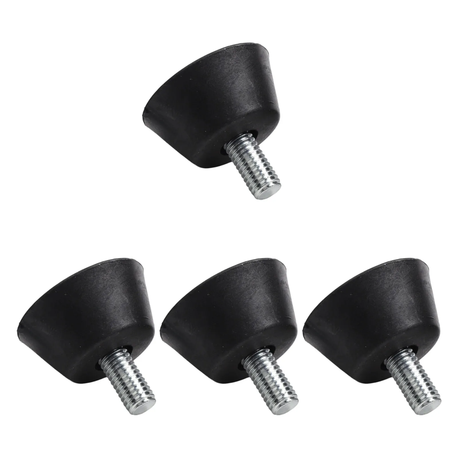 Anti-Slip Rubber Feet Set for Woodworking Lathes 4pcs Shock Absorbing Pads Designed to Minimize Vibration and Improve Stability