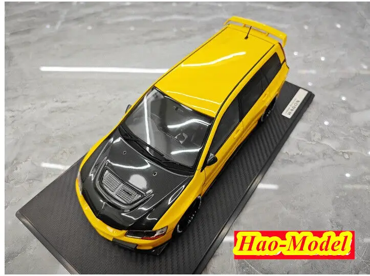 IG 1/18 para EVO Mitsubishi Lancer Evolution, modelo de resina, adornos fundidos a presión, juguetes para niños, regalos de cumpleaños, exhibición de colección de pasatiempo