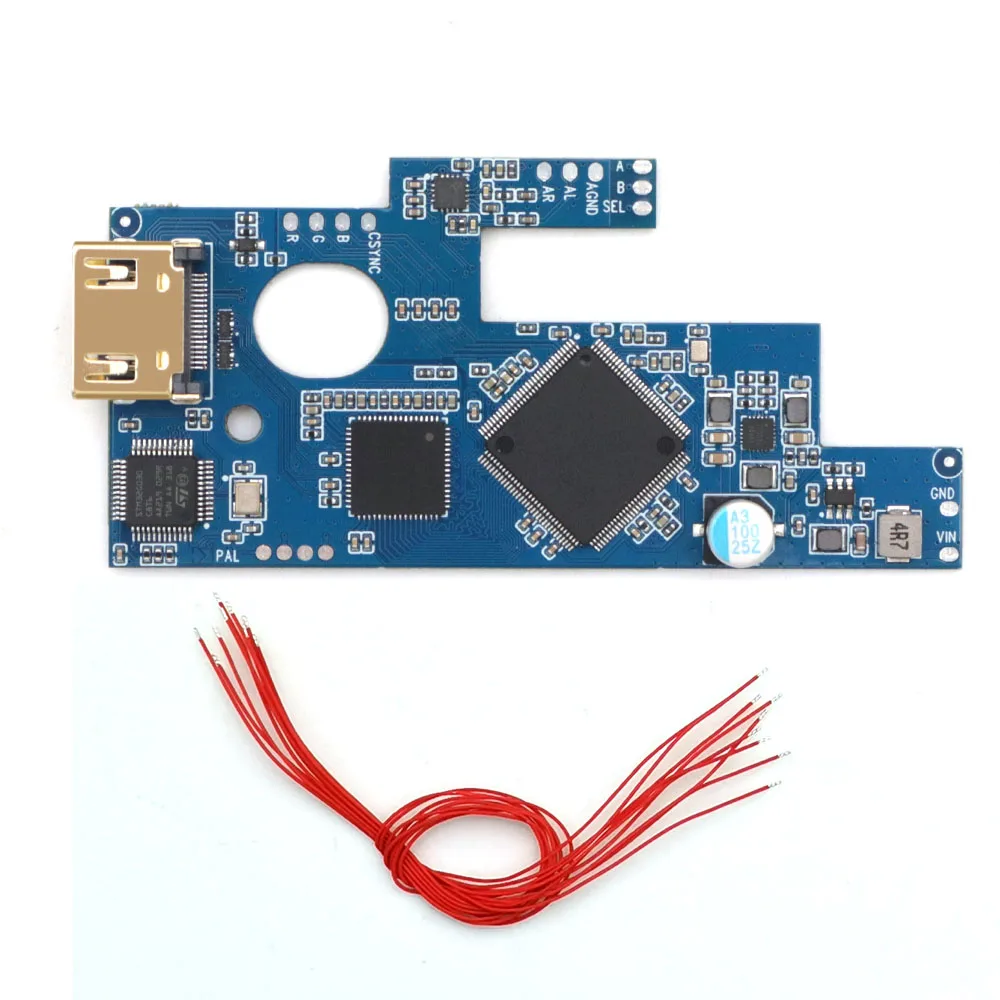 طقم HDMI MOD الداخلي لـ SEGA MD2 لـ SEGA Mega Drive 2 لوحدة التحكم SEGA Genesis 2