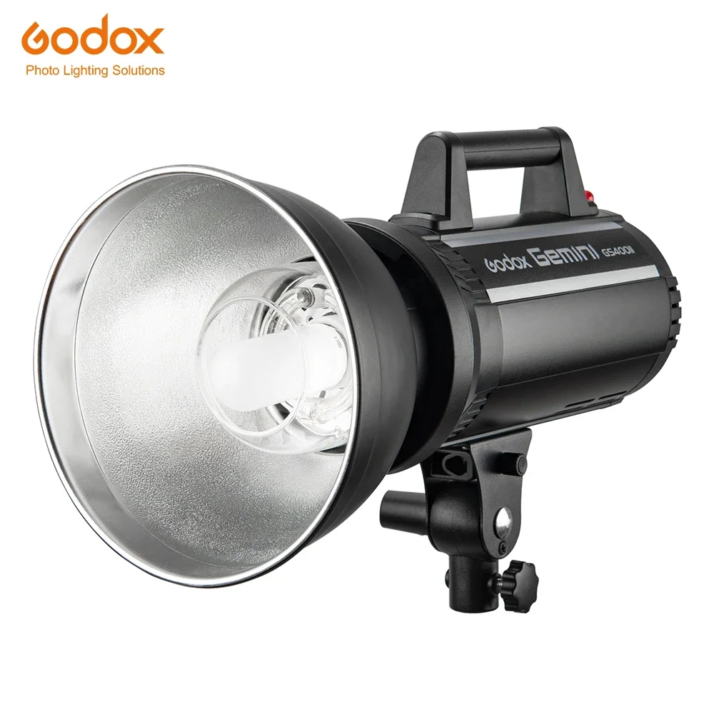 

Godox GS400II 110V/220V 400Ws GN65 Professional Studio Strobe with Built-in Godox 2.4G Wireless X System for camera shooting