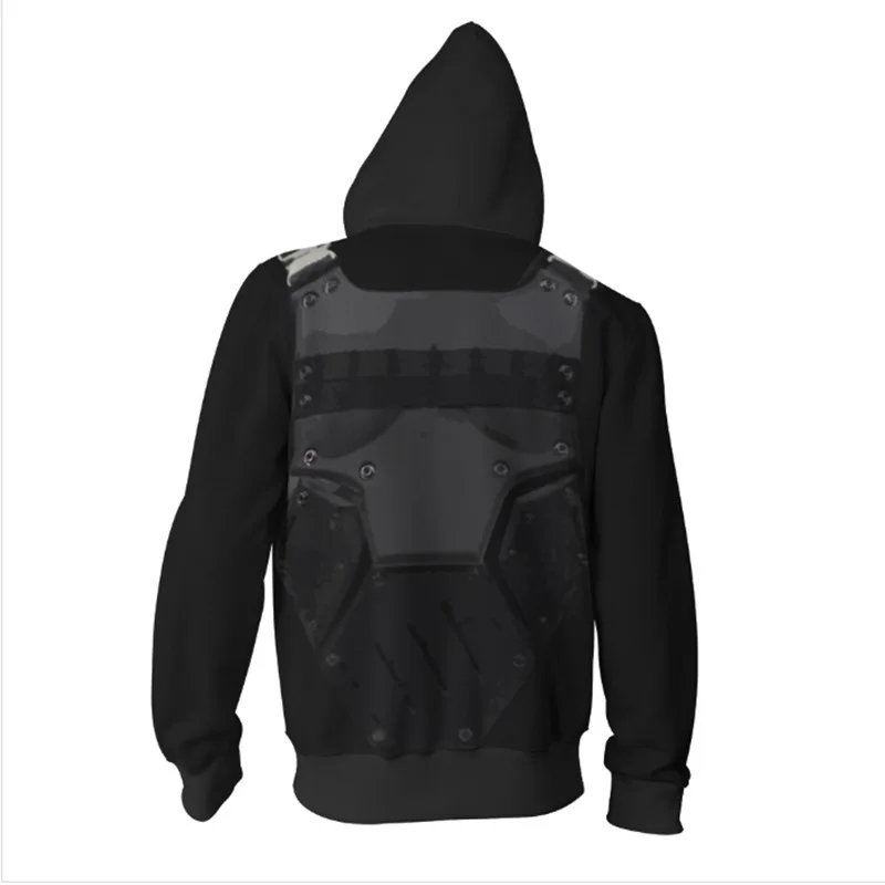 3D Printed Punisher Zip-up Hoodie, AliExpress Wholesale Source, Hooded Zip-up Sweatshirt view 3