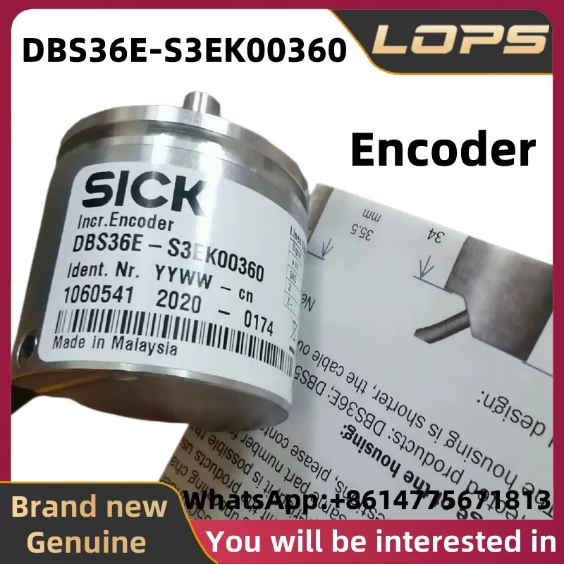DBS36E-S3EK00360 1060541 SICK incremental encoder, brand new genuine, Spot supply, welcome to consult