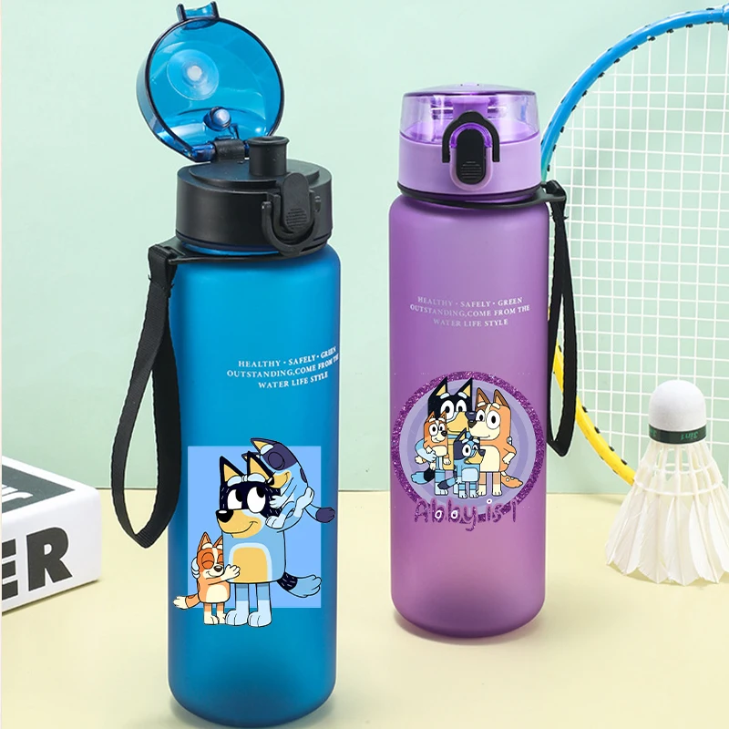 

650ml Blueyes Water Bottle Large Capacity Portable Water Cup Wear Resistant Drop Resistant Water Bottle Children's Birthday Gift