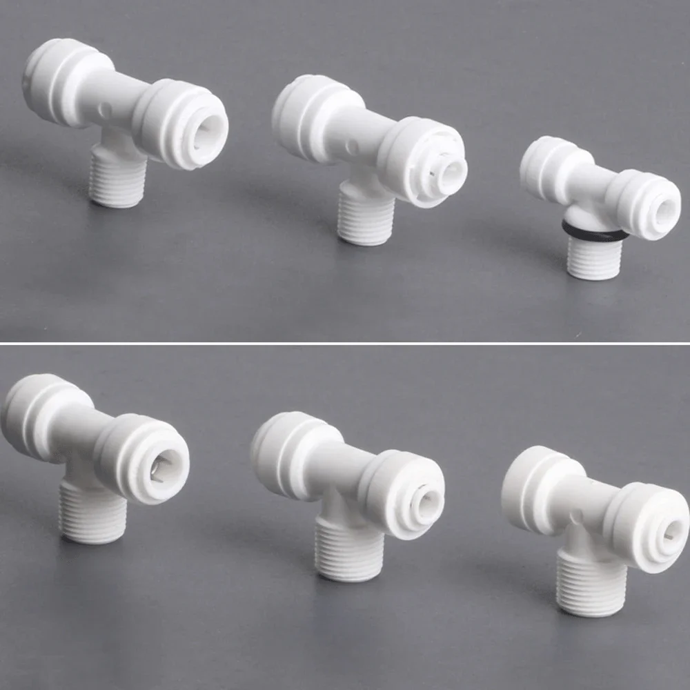 1/4" 3/8" 1/2" Inch OD Tube  POM Quick Fitting Connector Aquarium Water Purifier Filter RO System