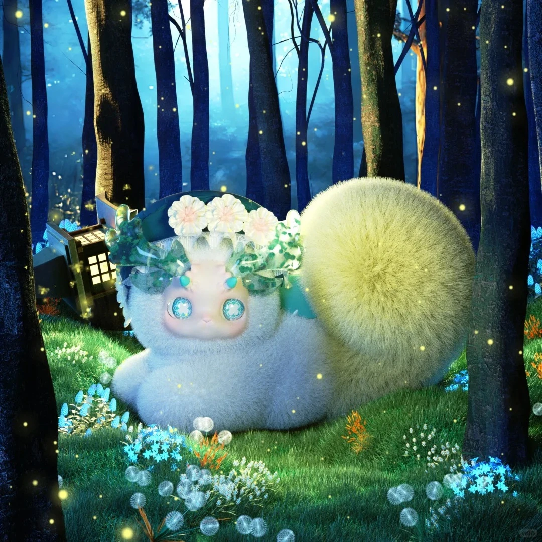 

GULULU Серия «Цветущий олень», слепая коробка, милая аниме-фигурка Gululu, Mystery Box, Kawaii Fantasy Creature, экшн-фигурка, сумка-сюрприз