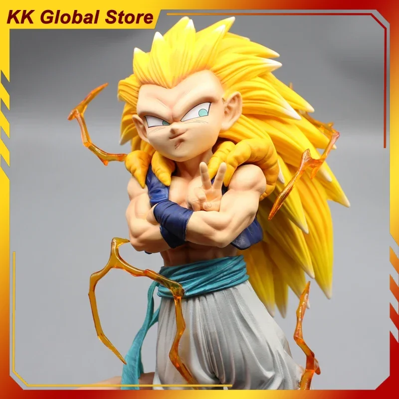 

26cm Dragon Ball Figure Gotenks Standing Posture Anime Action Figures Periphery Kawaii Desktop Display Children Gift Toys Game