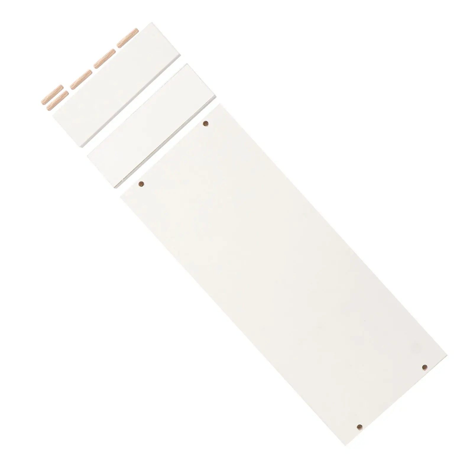 1Pc White Wooden Monitor Stand, Desktop Computer Elevated Shelf with Storage,Ergonomic Riser for Monitor Laptop, ffice Home Desk