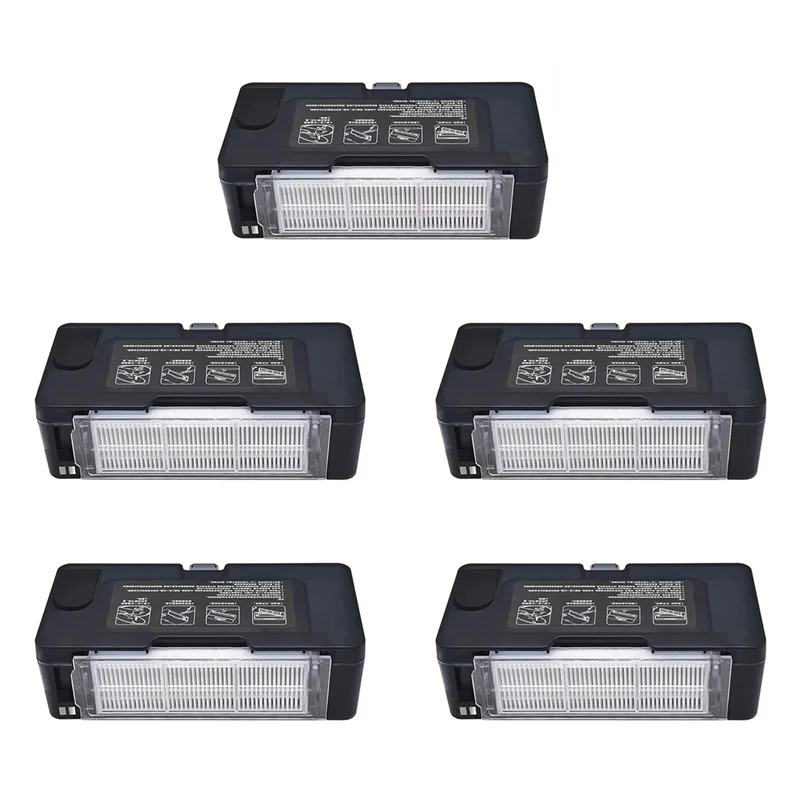 ABUD-5X 2 In 1 Kotak Debu Tangki Air untuk Xiaomi Robot Pel Vakum 2S 3C VIOMI V2 V3 XMSTJQR2S STYTJ02YM Robot