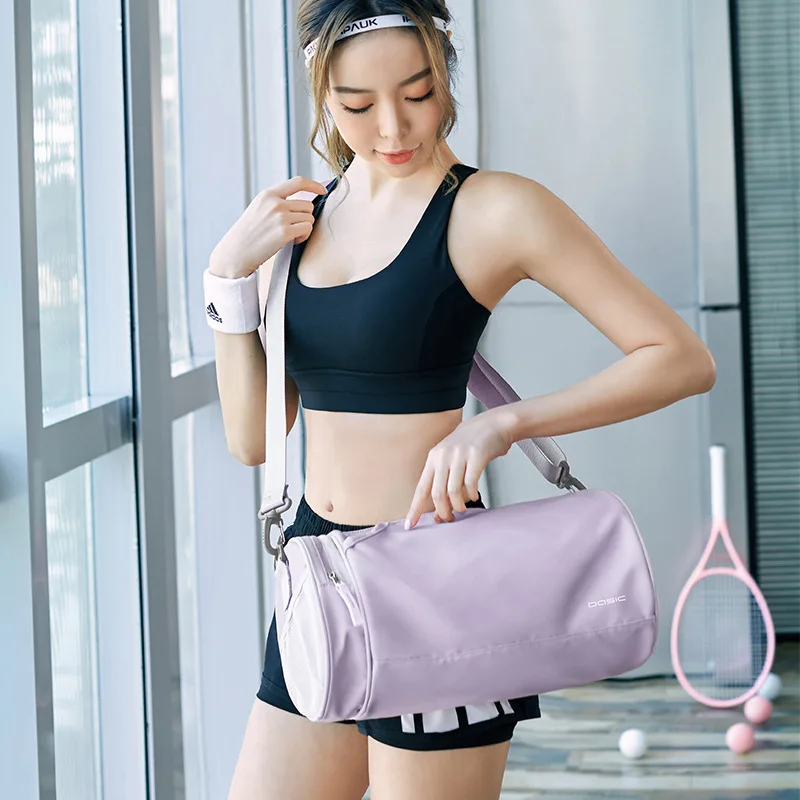 Small Lightweight Gym Bag with Wet Dry Separation Cute Travel Yoga Swimming Sports Duffel for Women 여성 운동 가방