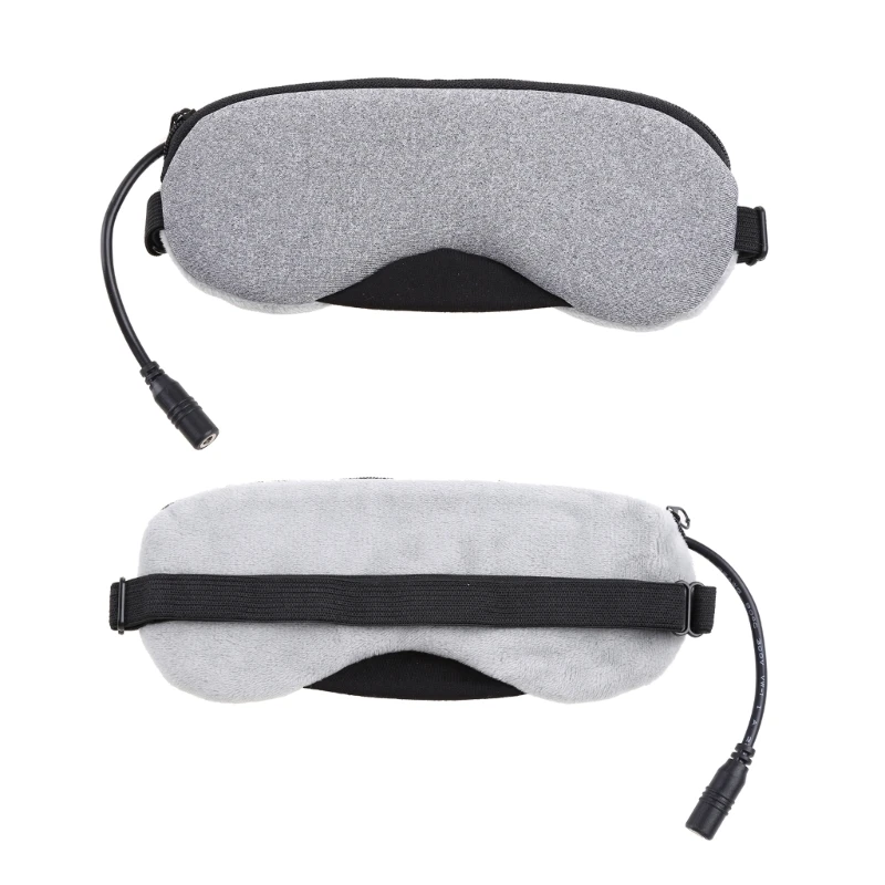 Electric Heated Eye Mask for Sleeping USB Warm Steam Dry Eyes Masks 4 Levels Heating Temperature for Time Setting Dropship