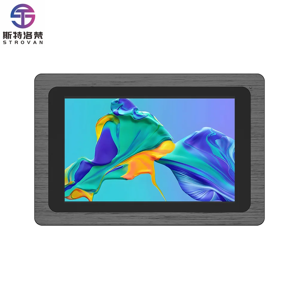 10.1 Inch 1000nits Sunlight Readable Industrial LCD  Touch Panel PC Embedded VGA DVI Kiosk Display Outdoor Stocked