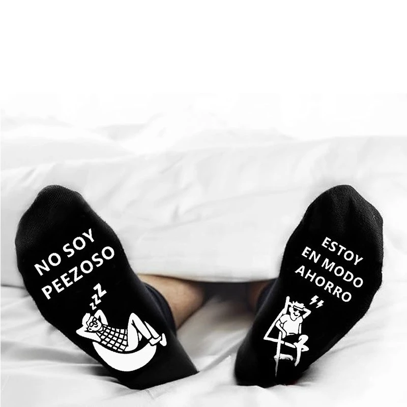 Kaos Kaki Santai Spanyol, Kaos Kaki Menarik, Hadiah Liburan Ayah, Kaos Kaki Santai Setelah Bekerja, Kaos Kaki Anti Selip, Kaos Kaki Mid-Tube Trendi