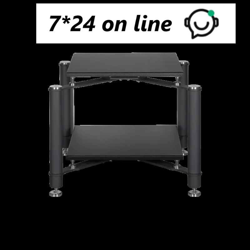 

DK-04 Audio Table Power Amplifier Cabinet Power Amp Stand Cabinet Audio Bracket Shock Absorber Tripod Equipment Stand