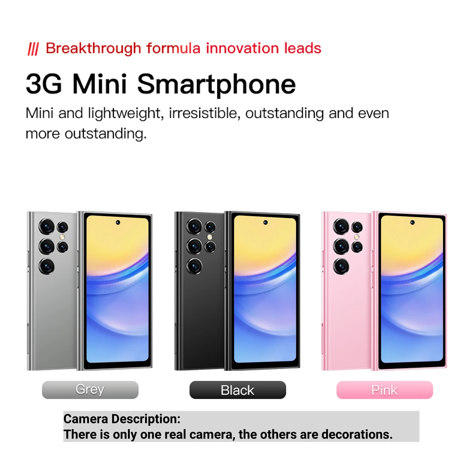 FUFFI S25 Pro Mini Smartphone Android Face ID Portable Mini Celulare 4.0 Inch HD Phone 2G RAM 16GB ROM 2000mAh Battery Cellphone