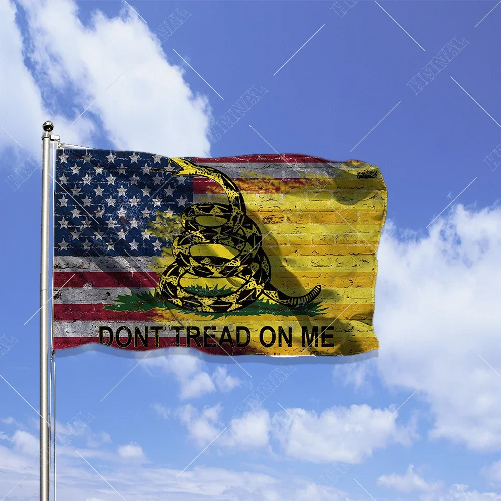 flag of 2X3FT DONT TREAD ON ME Large Outdoor Banner Flag custom USA Gadsden