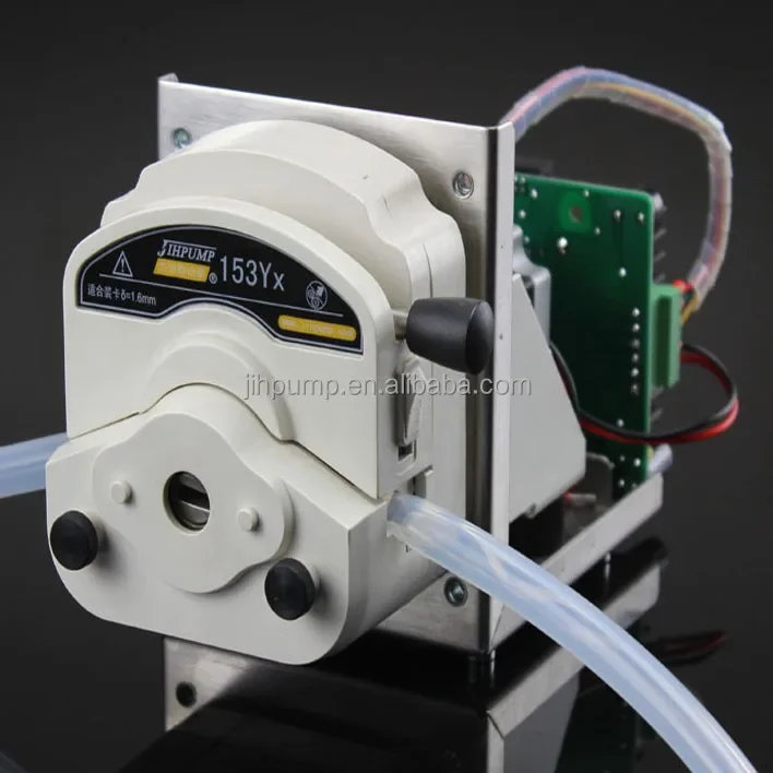 JIHPUMP dc 24v 3000ml High Quality Small Mini Micro Easy Load oem Bracket Peristaltic Pump Water Liquid Dosing Hose Pumps