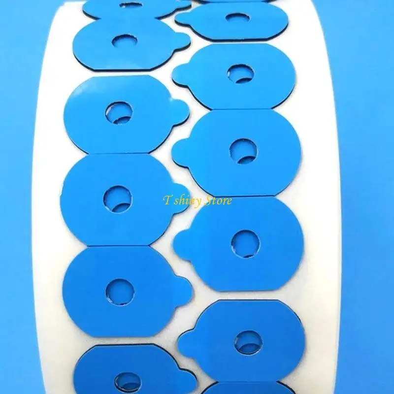 N58F Optical Eyeglasses Lens Edging Anti-Slip Blocking Pads Tape for Lens Processing 1000 Piece Sticky Pad Easy to Remove