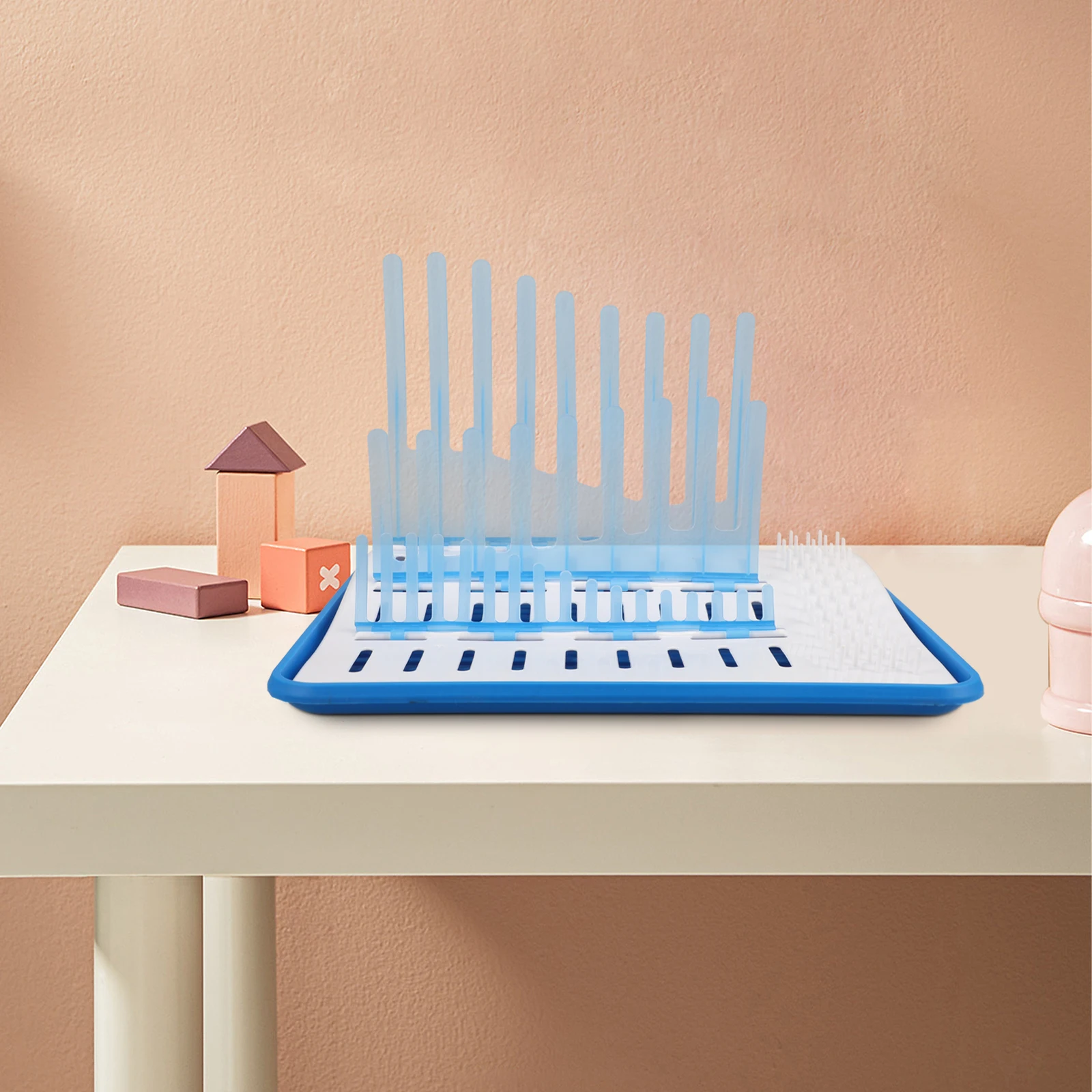 

Baby Bottle Drying Rack Holder Foldable PP Plastic Drainer Space Saving Portable for Mugs Cups Home Hotel Use Bottle Dryer