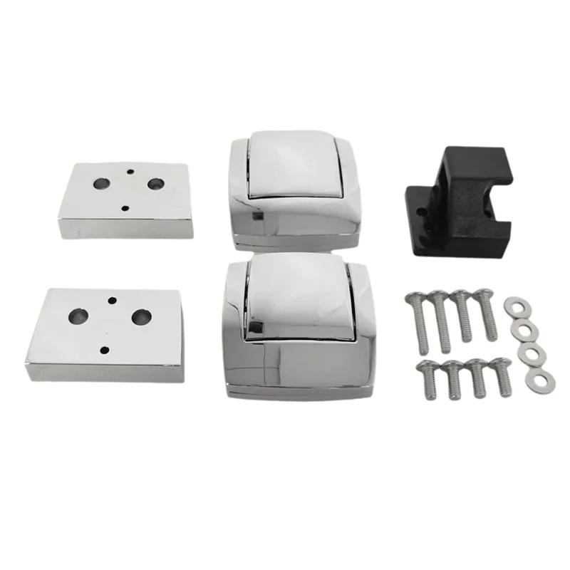 

ABTD-Motorcycle Saddlebag Locks Pops Tour Pack Pak Latches Spacers Lid Catch Kit For Touring Road Glide Luggage Lock