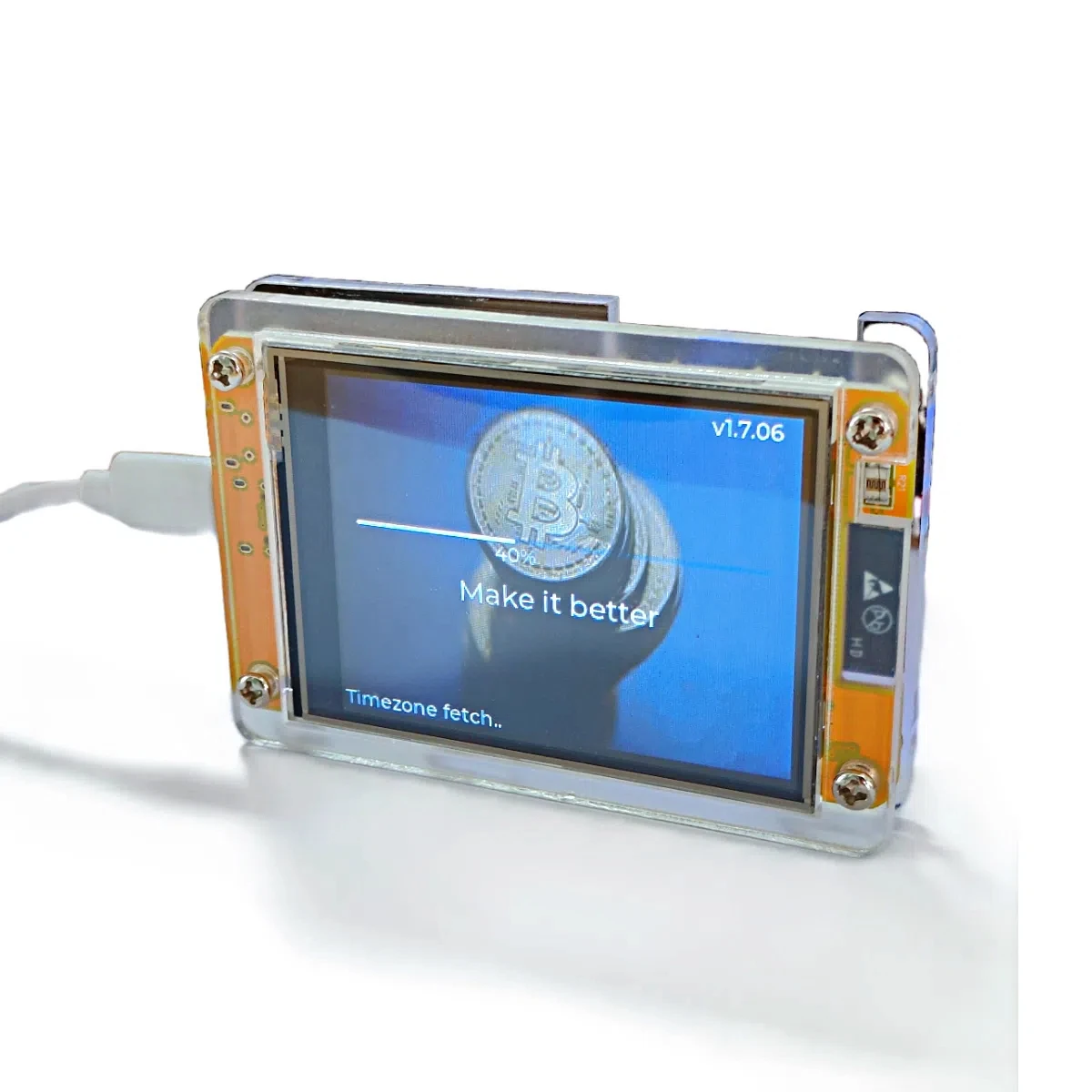 NMMiner NerdMiner CYD Hashrate 960KH/s 2.8 inch Cheap Yello Display Lucky Miner ESP32-2432S028 Crypto Solo Lottery Bitcoin DROOM