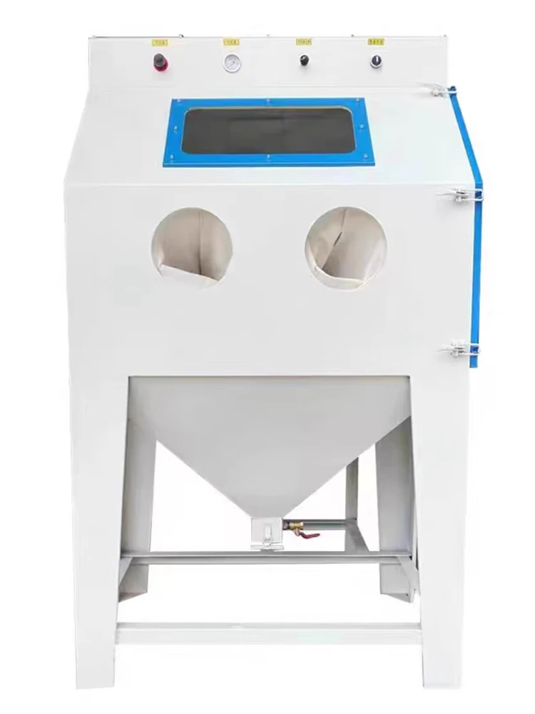 Manual sandblasting machine, small 9080 mold, hardware rust removal and refurbishment, dust-free box type