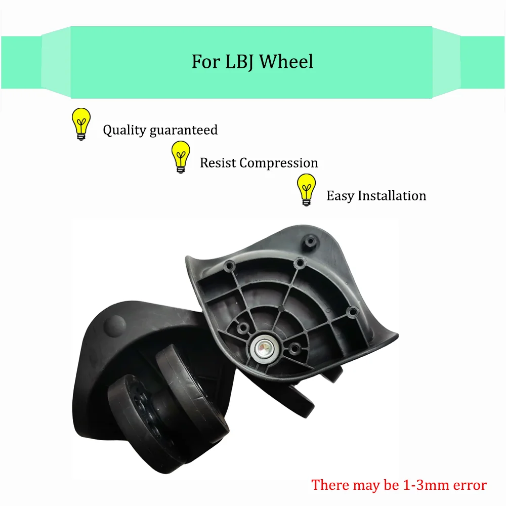 Universal Resistente ao Desgaste Polia De Bagagem, Roda Trolley Caso, Bagagem De Substituição, Rodízios Deslizantes, Reparação De Manutenção, Adequado Para LBJ