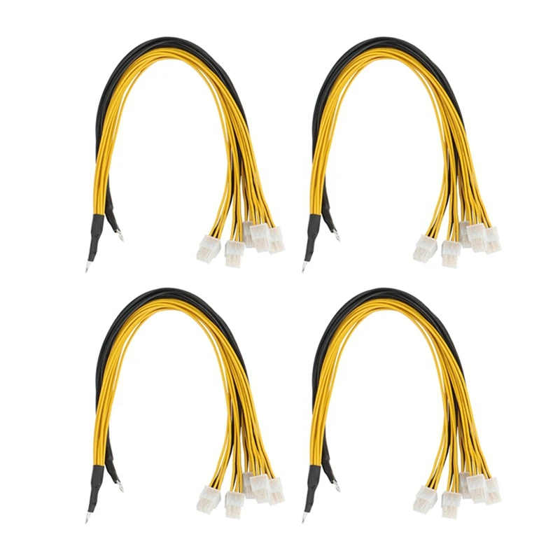 

12 Pcs 6Pin Connector Server Power Supply Cable Pcie Express For Antminer S9 S9I Z9 For P3 P5 Support Miner PSU Cable