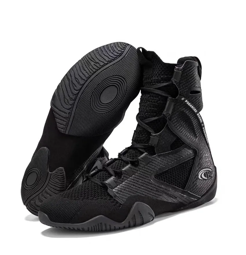 

Men's Professional Boxing Shoes Sports Brand Training Boxing Shoes Adult Breathable Combat Sports Shoes Wrestling Shoes