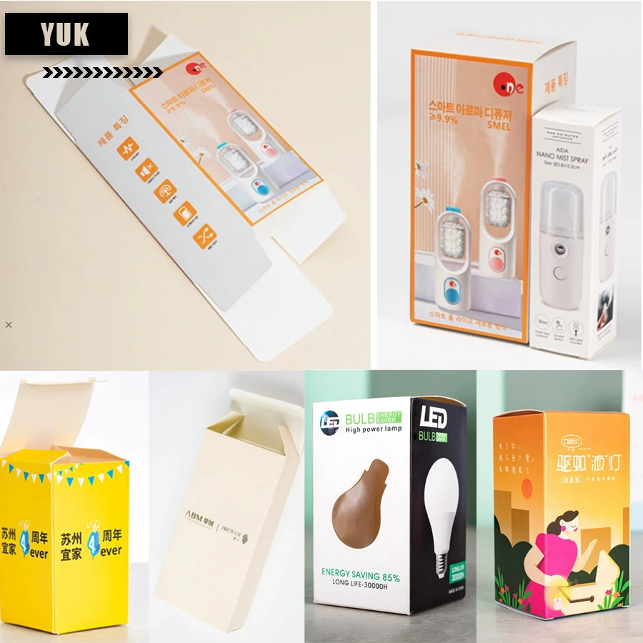 Carton White Card Carton Small Box, General Small White Box, Printing LOGO Trademark Blind Box, QSquare Customization