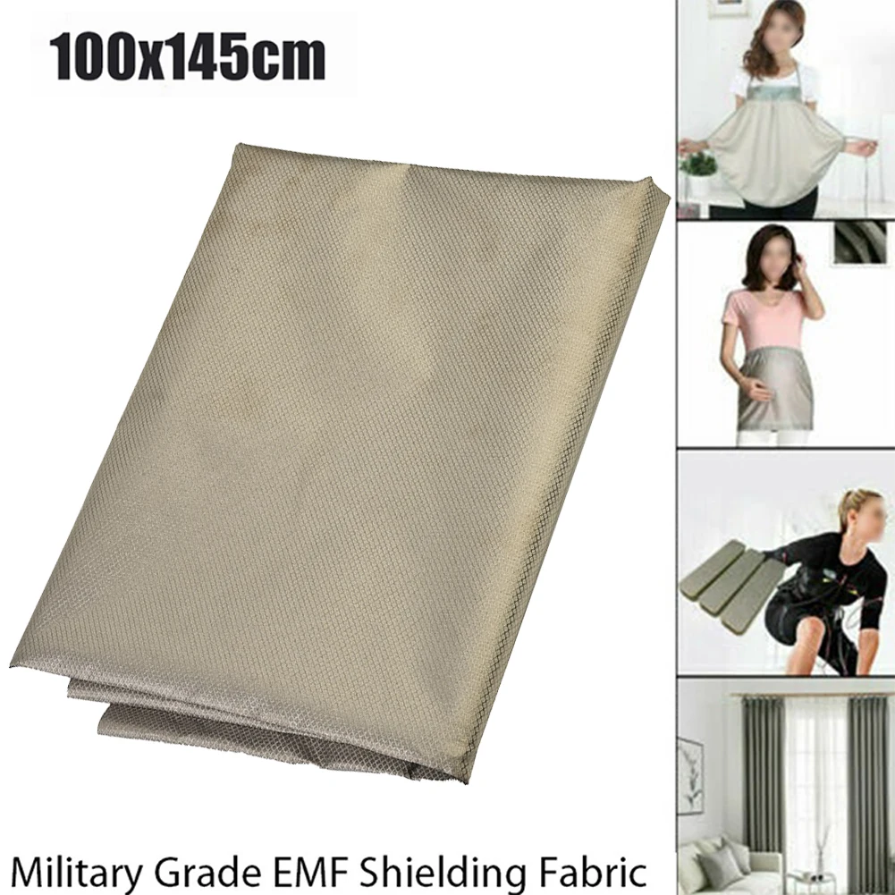 1 Roll RFID Shielding Fabric Signal Cloth 100CM*145CM RFID Shielding Security Thickness 5G Wifi Anti Radiation