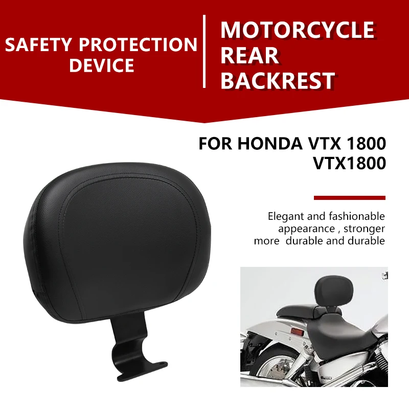 

Black for HONDA VTX 1800 VTX1800 High Quality Motorbike Front In Driver Rider Seat Backrest vtx1800 Latest Waterproof Cushion